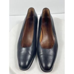 Vintage Coach Leather Short Heels Women's Size 7 Classic Italy Black